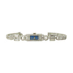 Art Deco Platinum and Diamond Ladies Bracelet Watch
