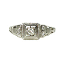 Vintage Art Deo Diamond Engagement Ring