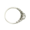 Old Euro Diamond Deco Engagement Ring