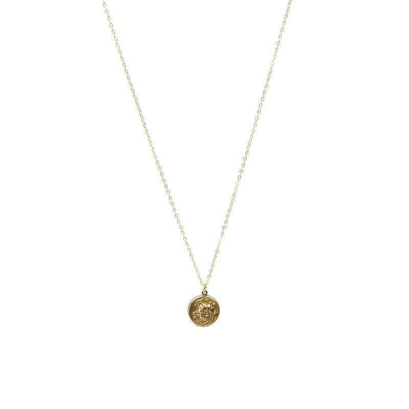Vintage Art Nouveau Locket with a Poppy