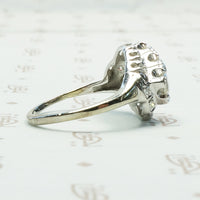 Lovely 1940's Asymmetrical OEC Diamond Ring
