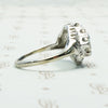 Lovely 1940's Asymmetrical OEC Diamond Ring