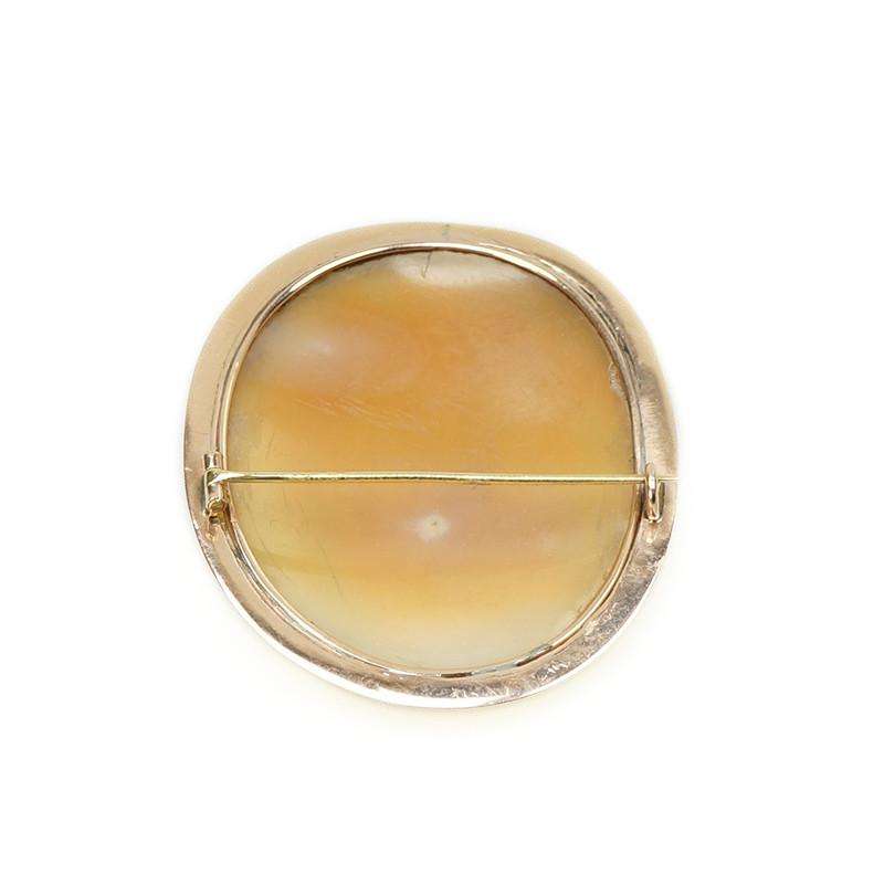 Athena & Her Owl Victorian Cameo in 14k Rose Gold