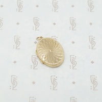 oval 9ct Atomic oval locket 
