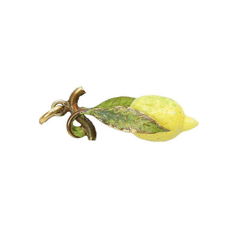 Austrian Bronze Lemon Pendant c1900
