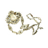 Carnelian & Garnet Austro-Hungarian 800 Silver Gilt Necklace