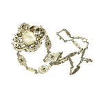 Carnelian & Garnet Austro-Hungarian 800 Silver Gilt Necklace