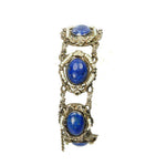 Austro-Hungarian Bracelet Lapis and Pearl Bracelet
