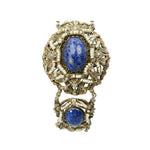 Austro-Hungarian Bracelet Lapis and Pearl Bracelet