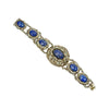 Austro-Hungarian Bracelet Lapis and Pearl Bracelet