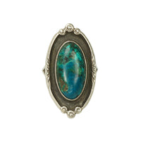 Vintage Azurite Sterling Silver Ring