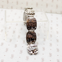 Collectable Taxco Sterling Bracelet Signed Victoria