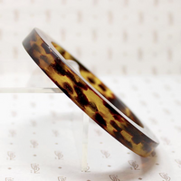 chunky art moderne celluloid bangle bracelet