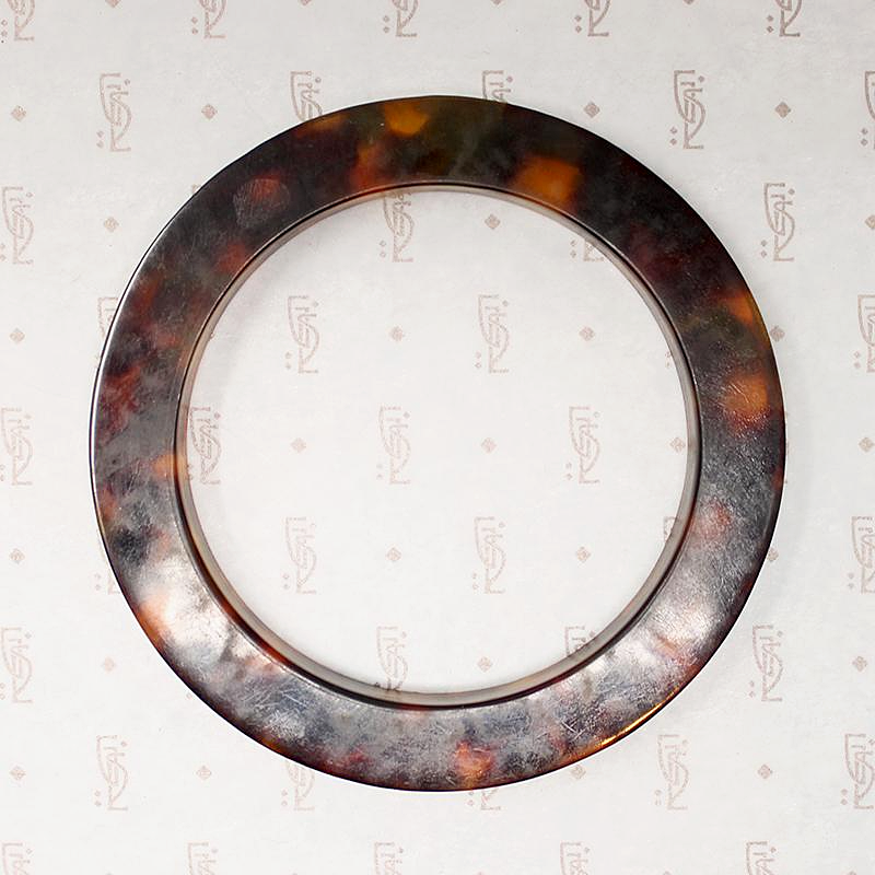 chunky art moderne celluloid bangle bracelet