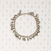 Indian Silver Dancing Anklet with Bells