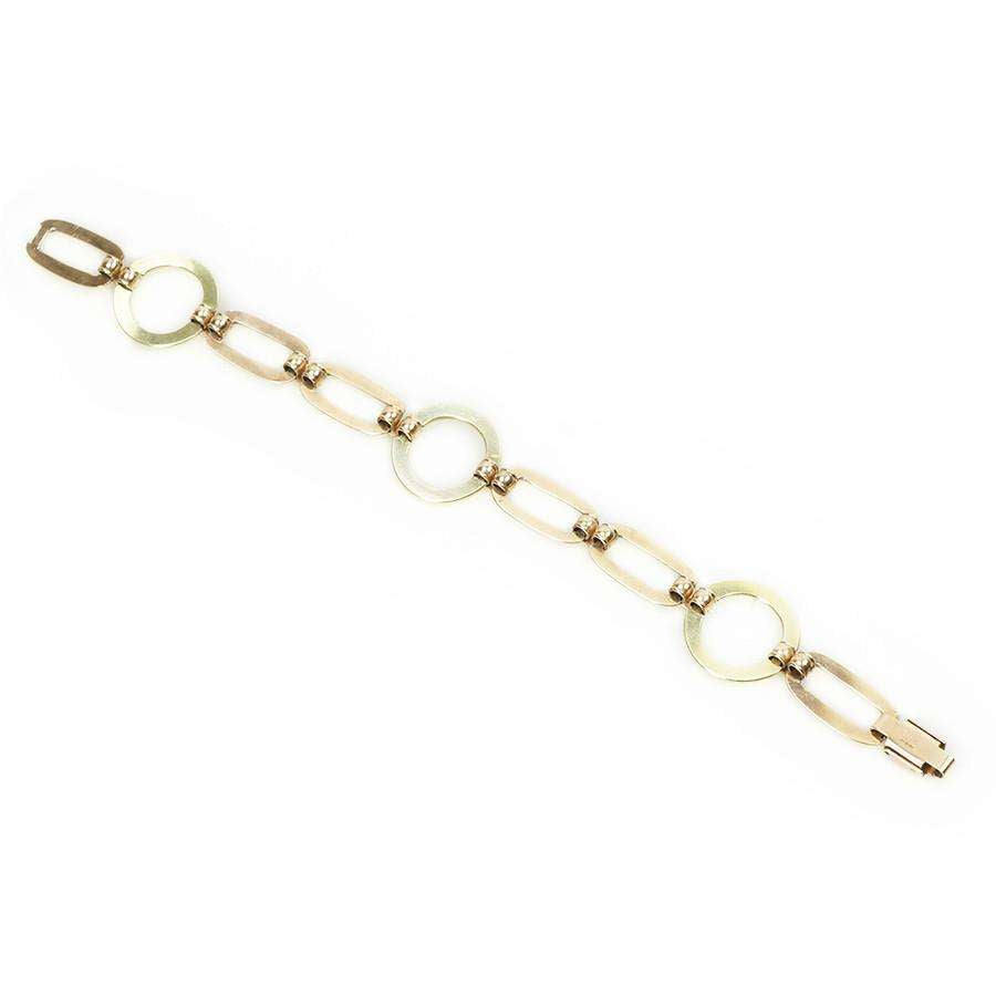 Rectangles and Rounds 1940's Retro Bracelet
