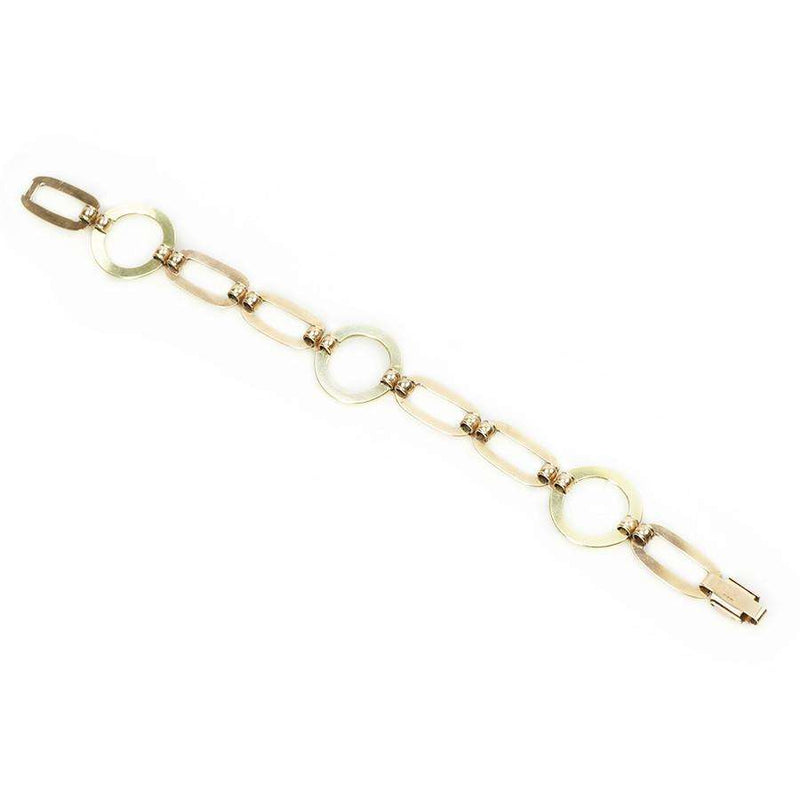 Rectangles and Rounds 1940's Retro Bracelet