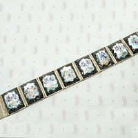 Colorful Enamel Turkish Panel Bracelet