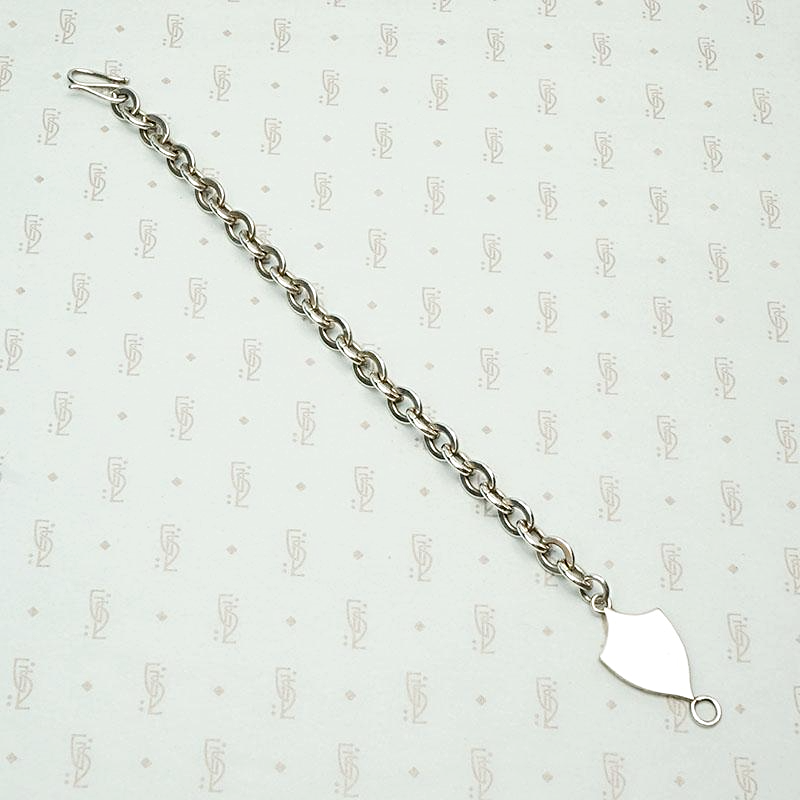 Artisan Identity Bracelet with Hand Engraving