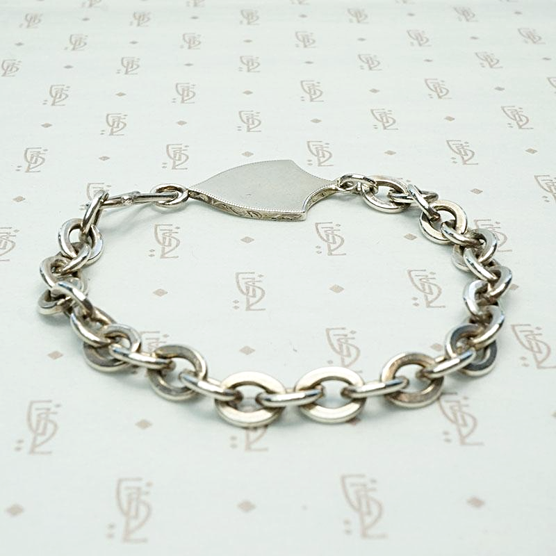 Artisan Identity Bracelet with Hand Engraving