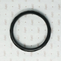 Faceted Black Bakelite Bangle