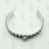 Child's Charming Cuff Bracelet in Silver & Turquoise