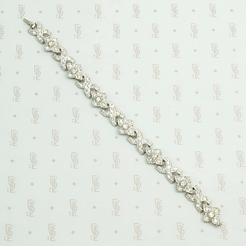 Affordable Glamour Art Deco Costume Bracelet