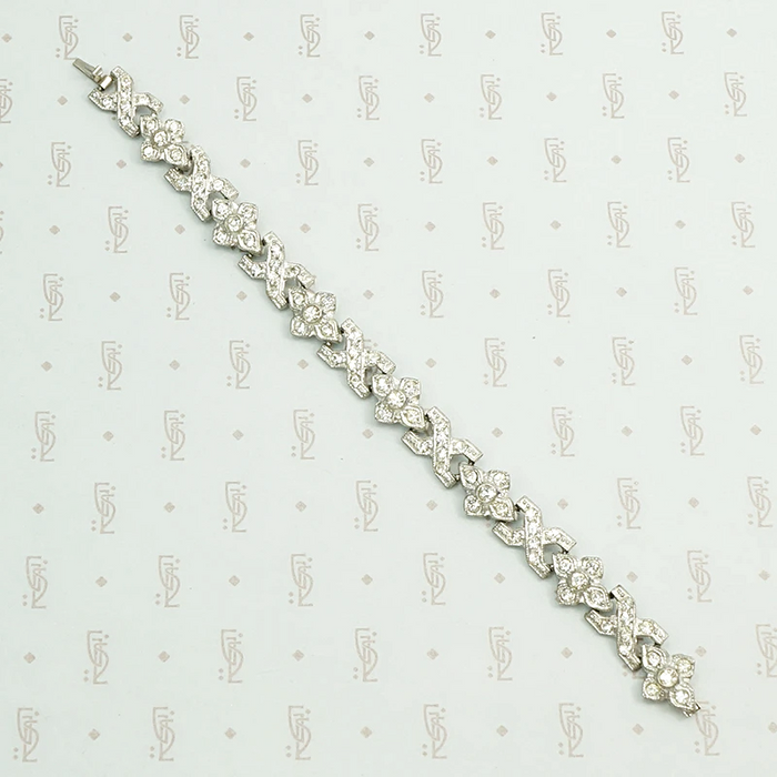 Affordable Glamour Art Deco Costume Bracelet