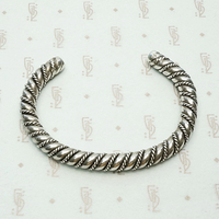 Meta Cuff Bracelet with a Twist