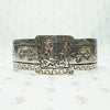 Hand Engraved Silver Cuff Bracelet