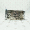 Hand Engraved Silver Cuff Bracelet