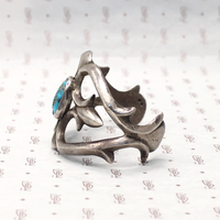 Vintage Sand Cast Turquoise Cuff Bracelet