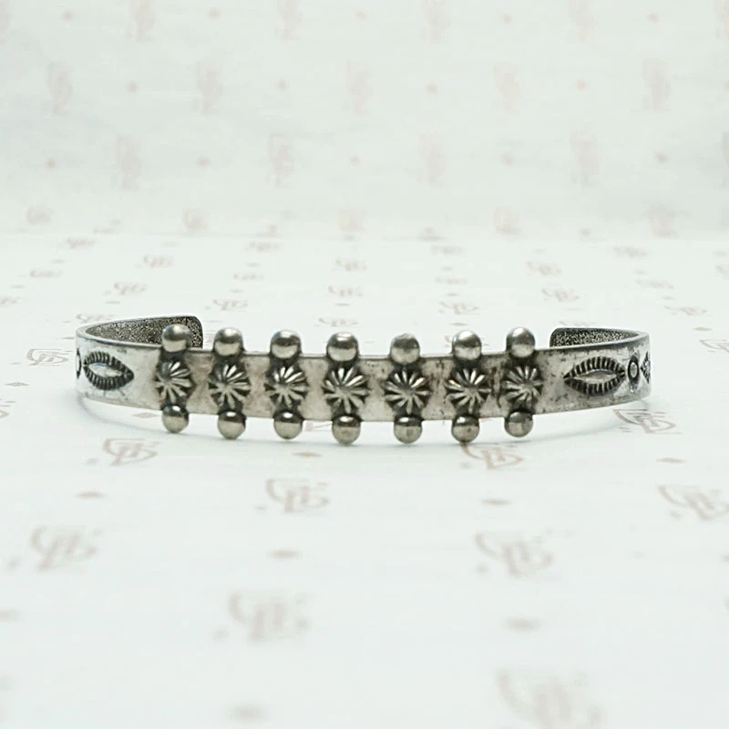 Child's Cuff Bracelet with Rivets & Rockers