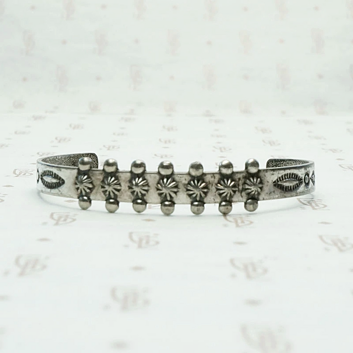 Child's Cuff Bracelet with Rivets & Rockers