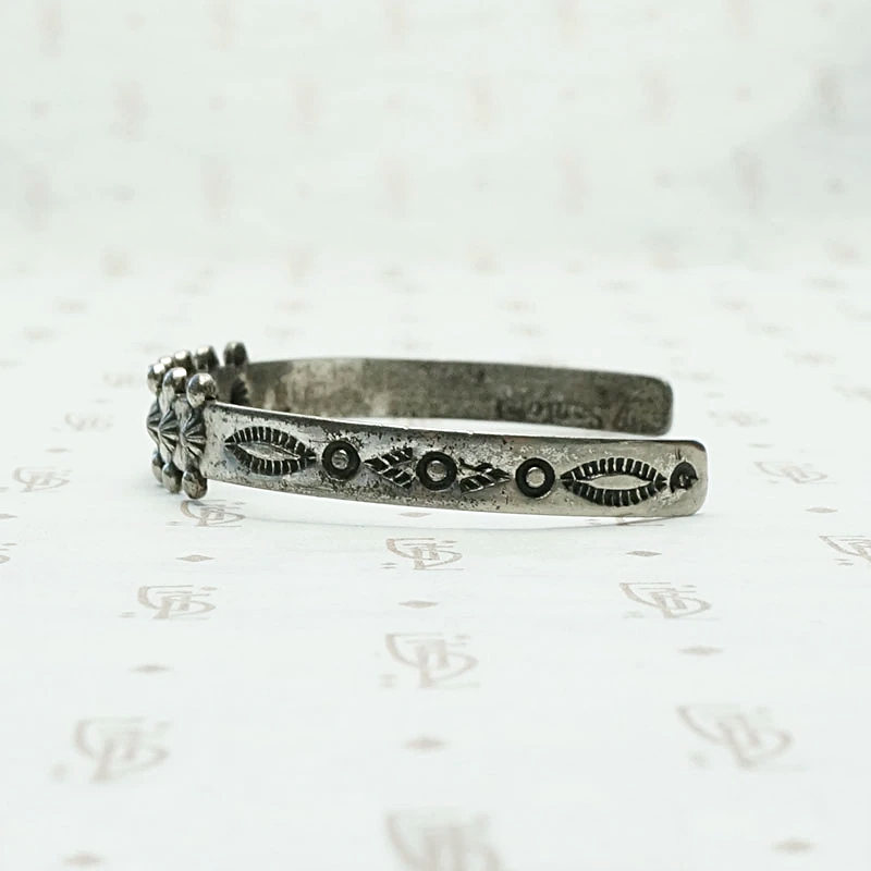 Child's Cuff Bracelet with Rivets & Rockers