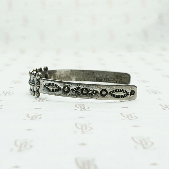 Child's Cuff Bracelet with Rivets & Rockers