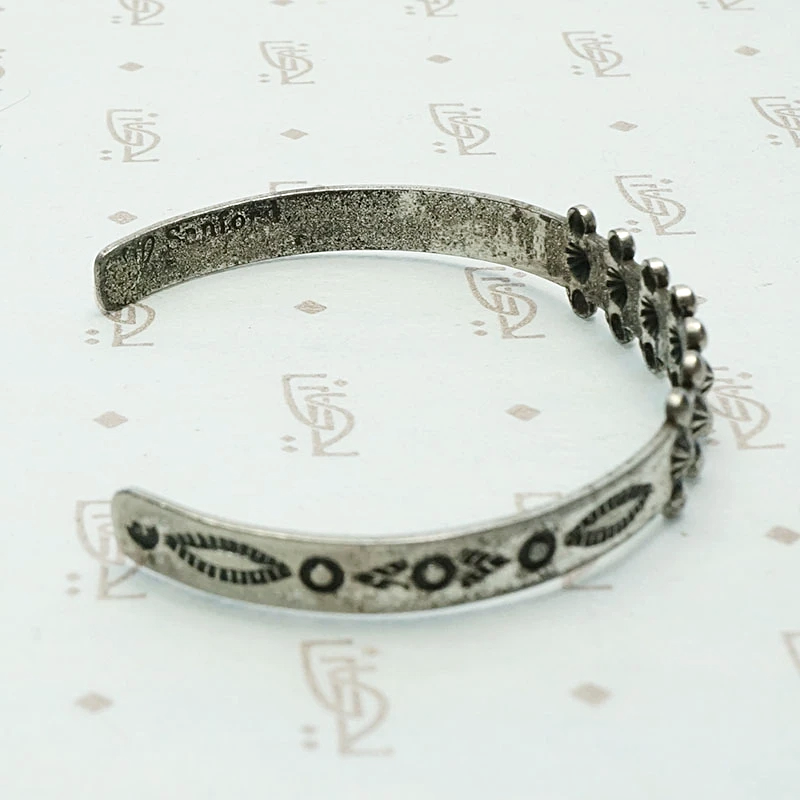 Child's Cuff Bracelet with Rivets & Rockers
