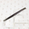 Edgy Twisted Plait Sterling Silver Bangle 