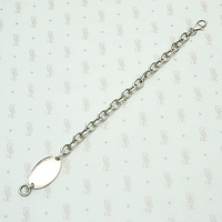 Vintage Sterling Silver Identity Bracelet