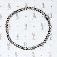 Vintage Light Weight Engraved Silver Bracelet