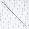 Flattened Link Light Weight Silver Bracelet