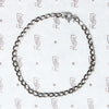 Flattened Link Light Weight Silver Bracelet