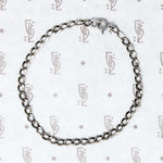 Flattened Link Light Weight Silver Bracelet