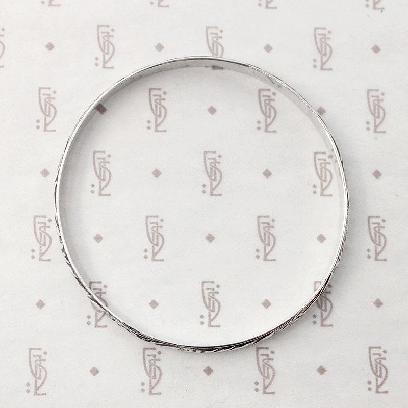 Danecraft Acorn & Oak Sterling Silver Bangle