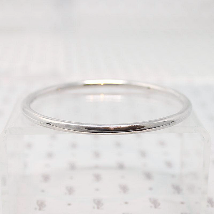 Taxco Sterling Silver Tube Bangle Bracelet