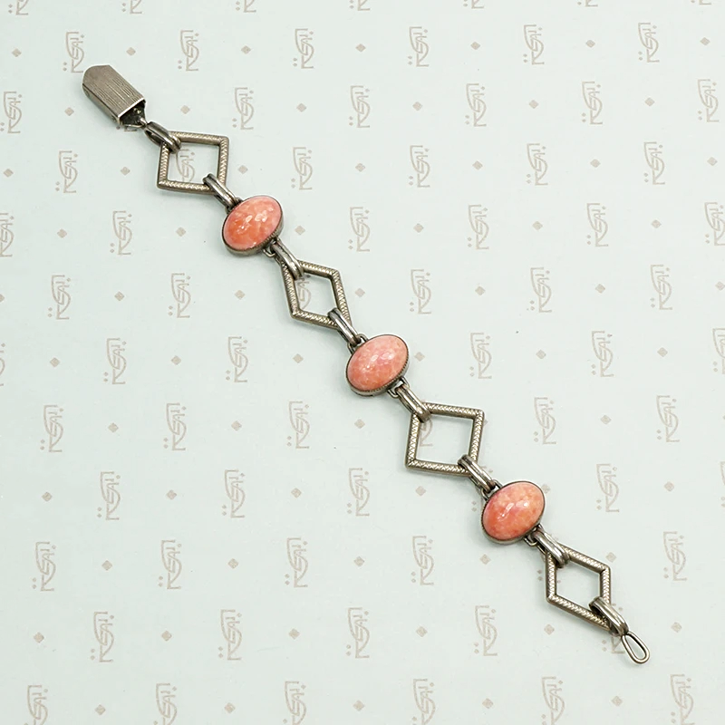 Foster & Bailey Pâte de Verre Sterling Bracelet