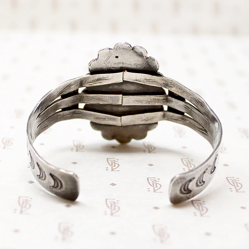 Gorgeous Jasper Hand Made Silver Cuff Bracelet