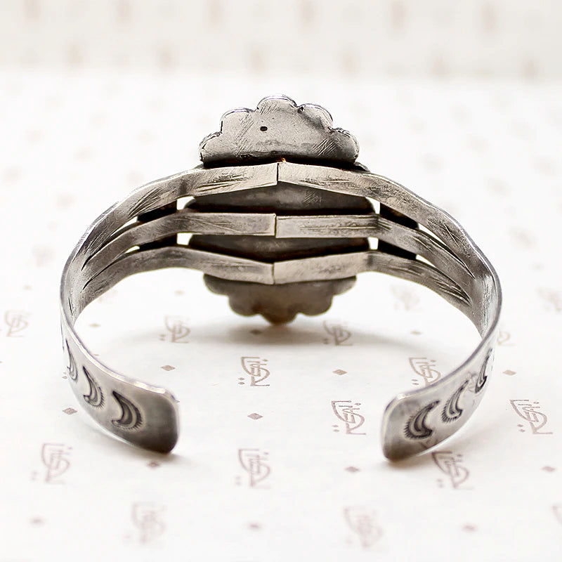 Gorgeous Jasper Hand Made Silver Cuff Bracelet