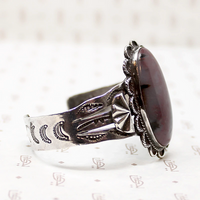 Gorgeous Jasper Hand Made Silver Cuff Bracelet