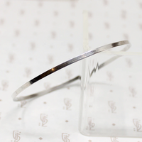 Slim Sterling Silver Bangle Bracelet